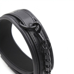 FUKR Collier + Laisse Noir